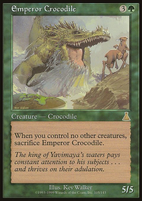 Emperor Crocodile, Urza's Destiny #105, Magic: The Gathering card