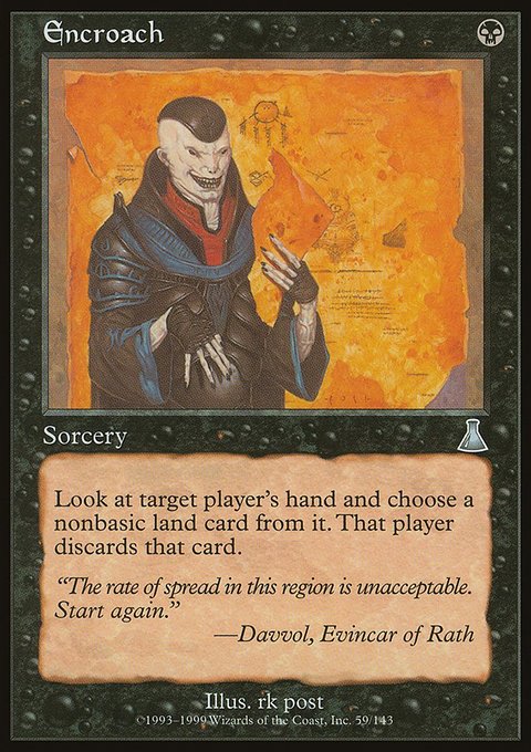 Encroach, Urza's Destiny #59, Magic: The Gathering card