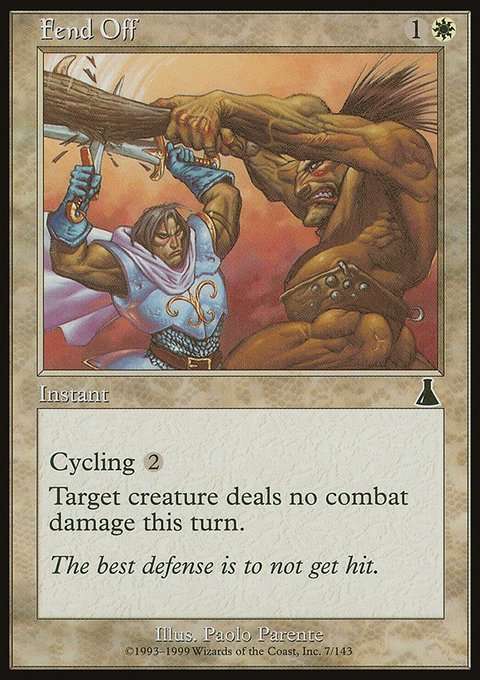 Fend Off, Urza's Destiny #7, Magic: The Gathering card