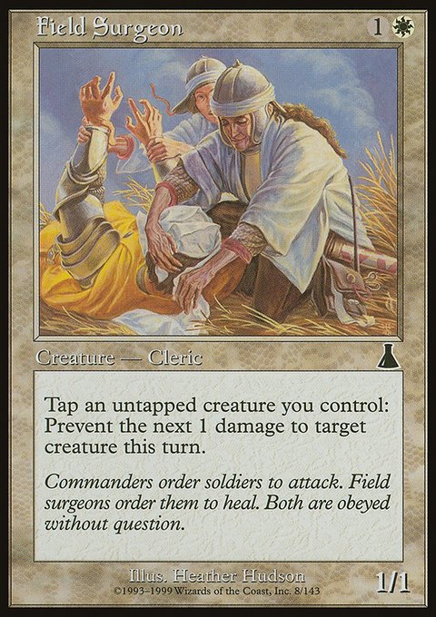 Field Surgeon, Urza's Destiny #8, Magic: The Gathering card