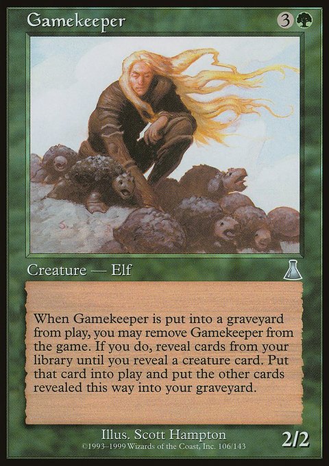 Gamekeeper, Urza's Destiny #106, Magic: The Gathering card