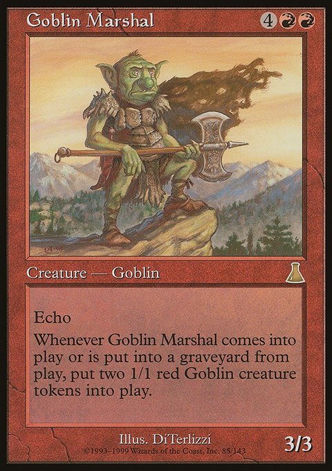 Goblin Marshal, Urza's Destiny #85, Magic: The Gathering card