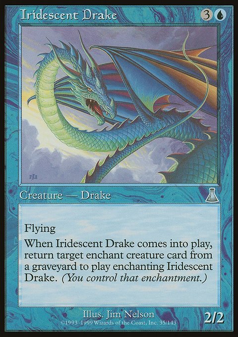 Iridescent Drake, Urza's Destiny #35, Magic: The Gathering card
