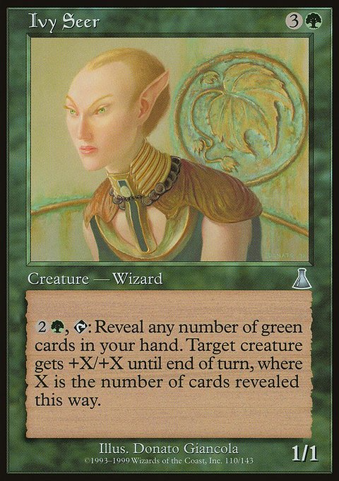 Ivy Seer, Urza's Destiny #110, Magic: The Gathering card