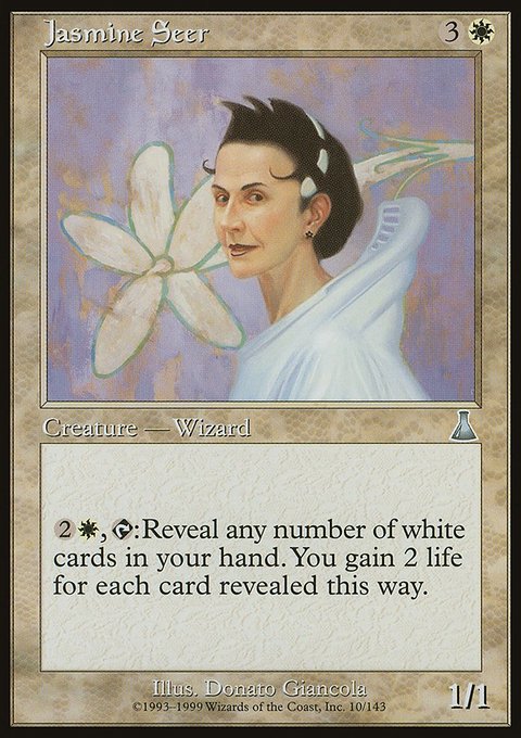 Jasmine Seer, Urza's Destiny #10, Magic: The Gathering card