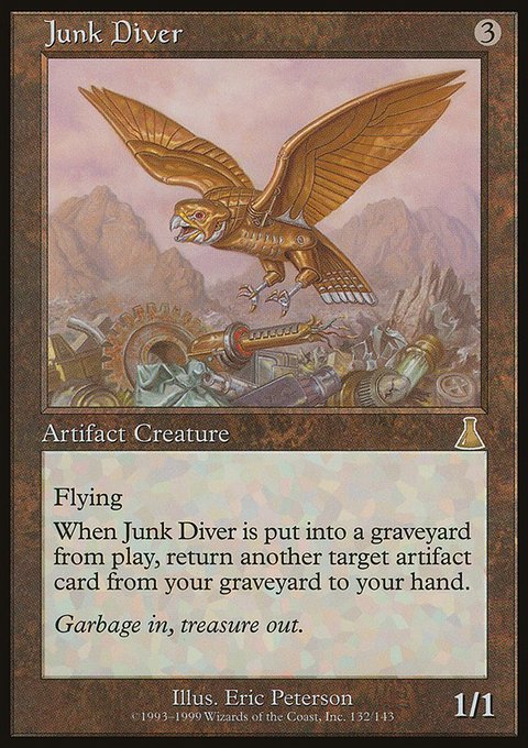Junk Diver, Urza's Destiny #132, Magic: The Gathering card
