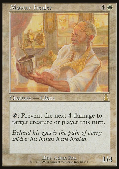 Master Healer, Urza's Destiny #12, Magic: The Gathering card