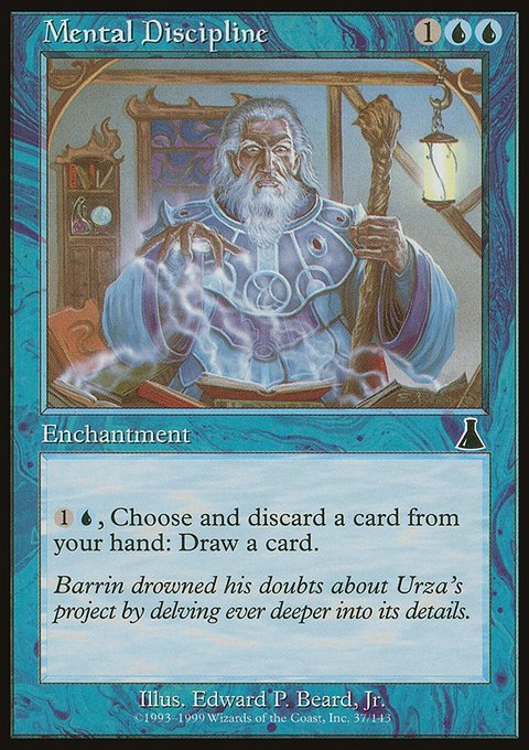 Mental Discipline, Urza's Destiny #37, Magic: The Gathering card