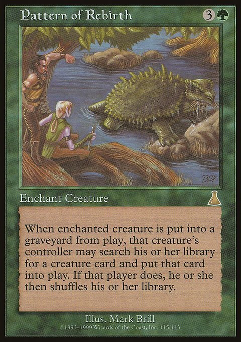 Pattern of Rebirth, Urza's Destiny #115, Magic: The Gathering card
