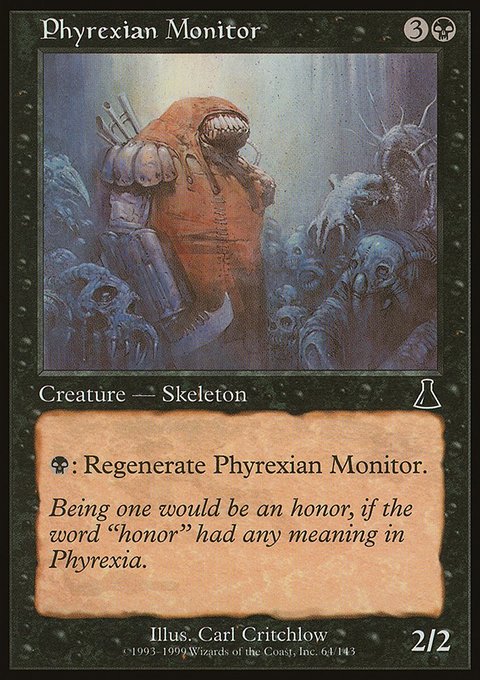 Phyrexian Monitor, Urza's Destiny #64, Magic: The Gathering card