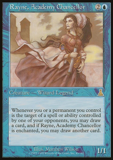 Rayne, Academy Chancellor, Urza's Destiny #43, Magic: The Gathering card