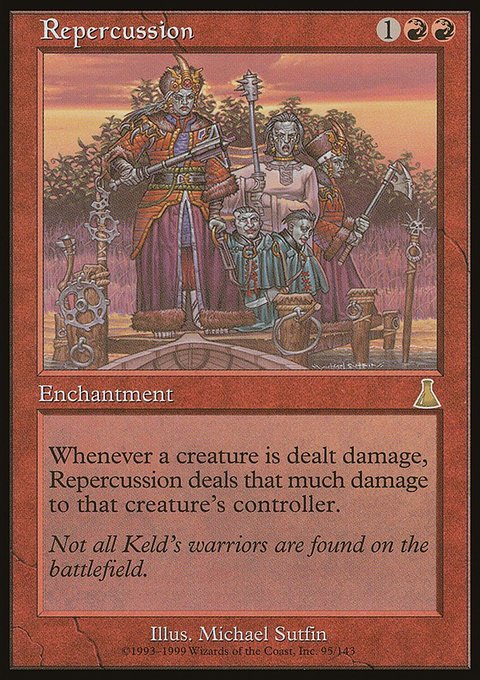 Repercussion, Urza's Destiny #95, Magic: The Gathering card