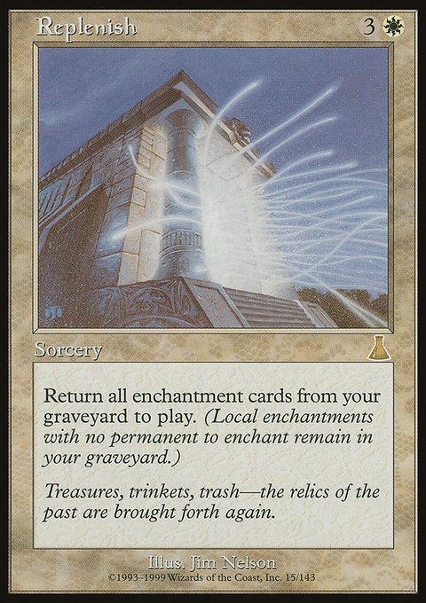 Replenish, Urza's Destiny #15, Magic: The Gathering card