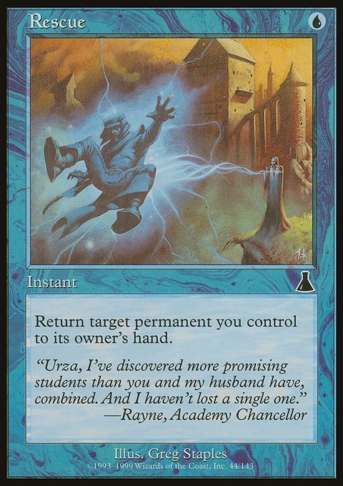 Rescue, Urza's Destiny #44, Magic: The Gathering card