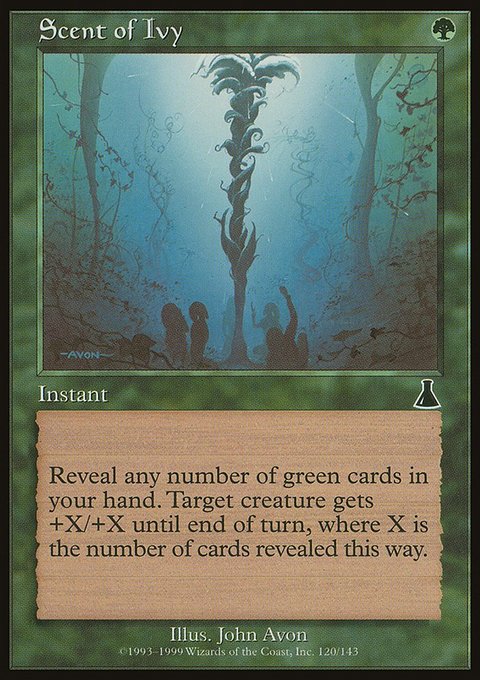 Scent of Ivy, Urza's Destiny #120, Magic: The Gathering card