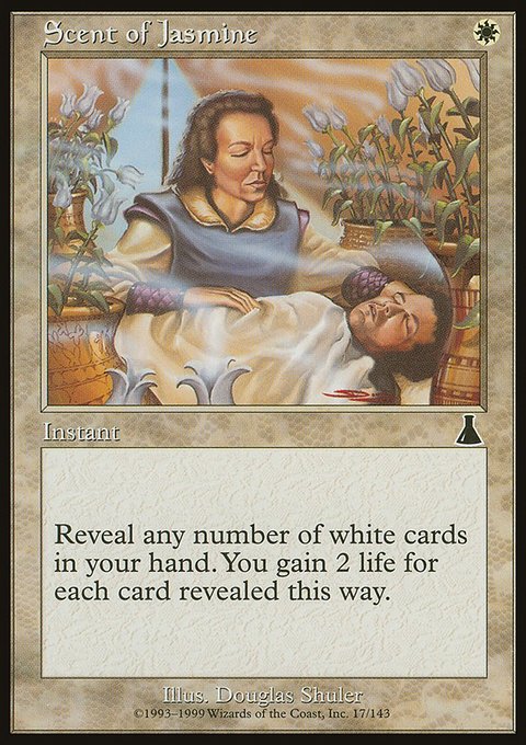 Scent of Jasmine, Urza's Destiny #17, Magic: The Gathering card