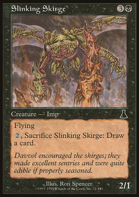 Slinking Skirge, Urza's Destiny #71, Magic: The Gathering card