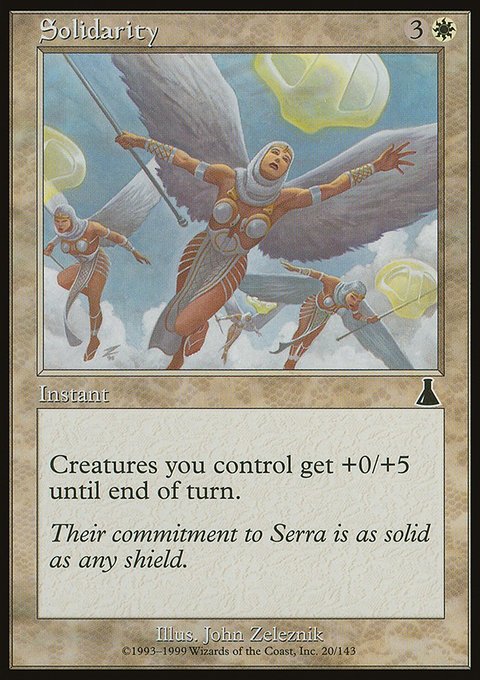 Solidarity, Urza's Destiny #20, Magic: The Gathering card