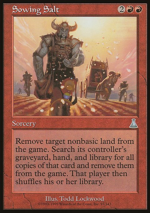 Sowing Salt, Urza's Destiny #97, Magic: The Gathering card