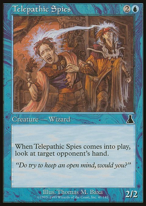Telepathic Spies, Urza's Destiny #47, Magic: The Gathering card