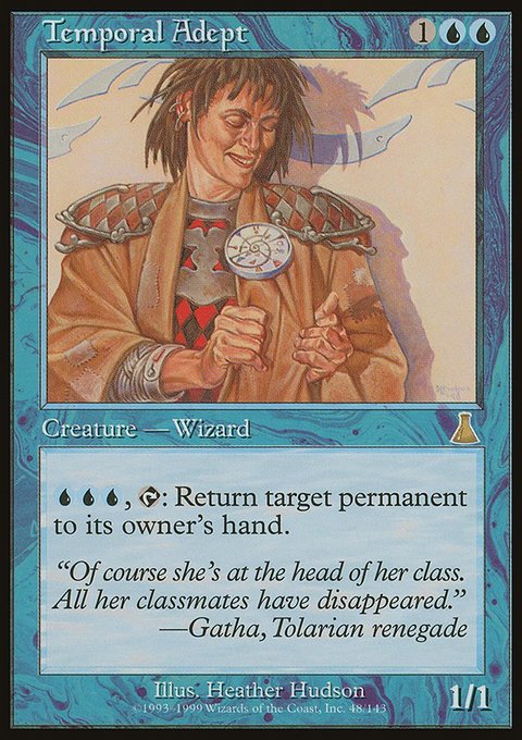 Temporal Adept, Urza's Destiny #48, Magic: The Gathering card