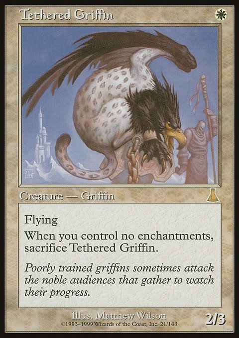 Tethered Griffin, Urza's Destiny #21, Magic: The Gathering card