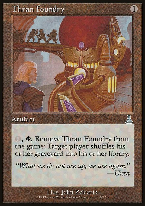 Thran Foundry, Urza's Destiny #140, Magic: The Gathering card