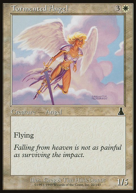 Tormented Angel, Urza's Destiny #22, Magic: The Gathering card