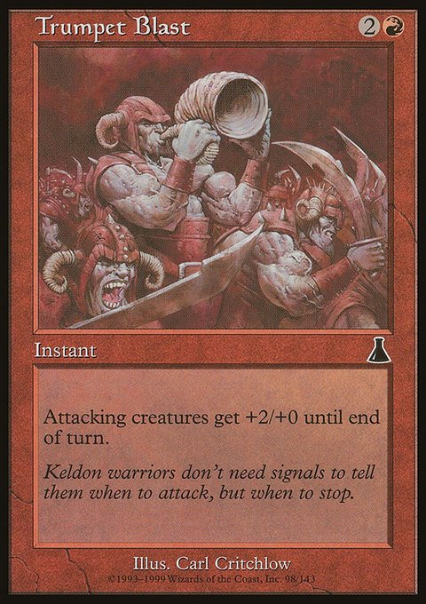 Trumpet Blast, Urza's Destiny #98, Magic: The Gathering card