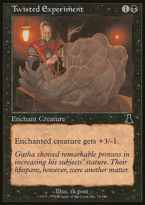 Twisted Experiment, Urza's Destiny #74, Magic: The Gathering card