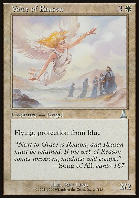 Voice of Reason, Urza's Destiny #24, Magic: The Gathering card