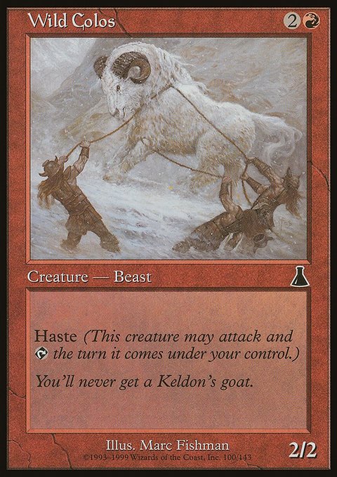 Wild Colos, Urza's Destiny #100, Magic: The Gathering card