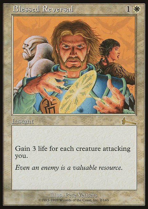 Blessed Reversal, Urza's Legacy #2, Magic: The Gathering card