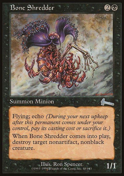 Bone Shredder, Urza's Legacy #49, Magic: The Gathering card