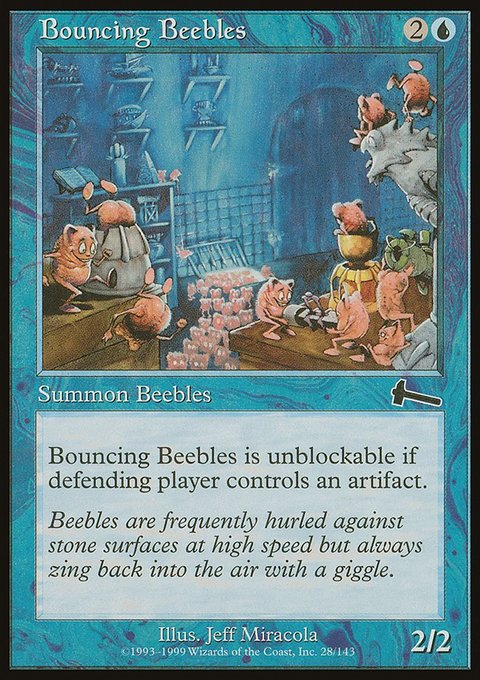 Bouncing Beebles, Urza's Legacy #28, Magic: The Gathering card