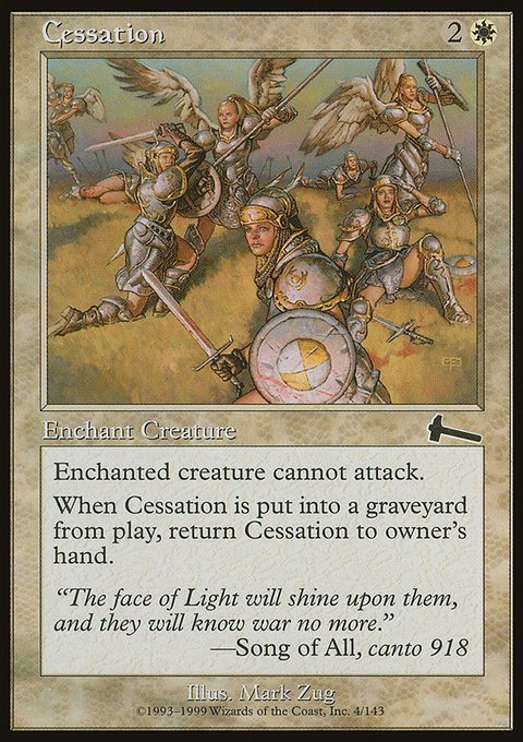 Cessation, Urza's Legacy #4, Magic: The Gathering card