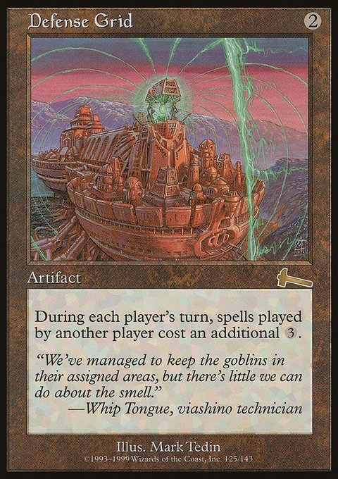 Defense Grid, Urza's Legacy #125, Magic: The Gathering card