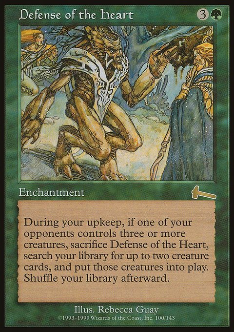 Defense of the Heart, Urza's Legacy #100, Magic: The Gathering card