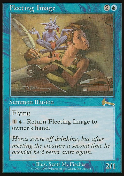 Fleeting Image, Urza's Legacy #31, Magic: The Gathering card