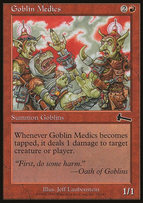 Goblin Medics, Urza's Legacy #79, Magic: The Gathering card