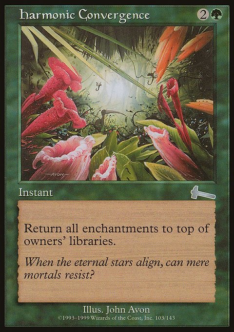 Harmonic Convergence, Urza's Legacy #103, Magic: The Gathering card