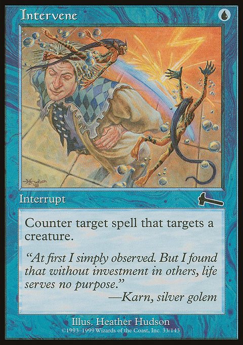 Intervene, Urza's Legacy #33, Magic: The Gathering card