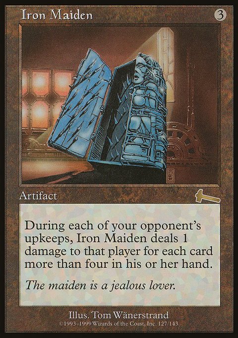 Iron Maiden, Urza's Legacy #127, Magic: The Gathering card