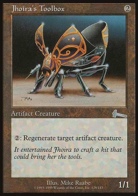 Jhoira's Toolbox, Urza's Legacy #128, Magic: The Gathering card