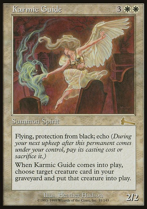 Karmic Guide, Urza's Legacy #11, Magic: The Gathering card