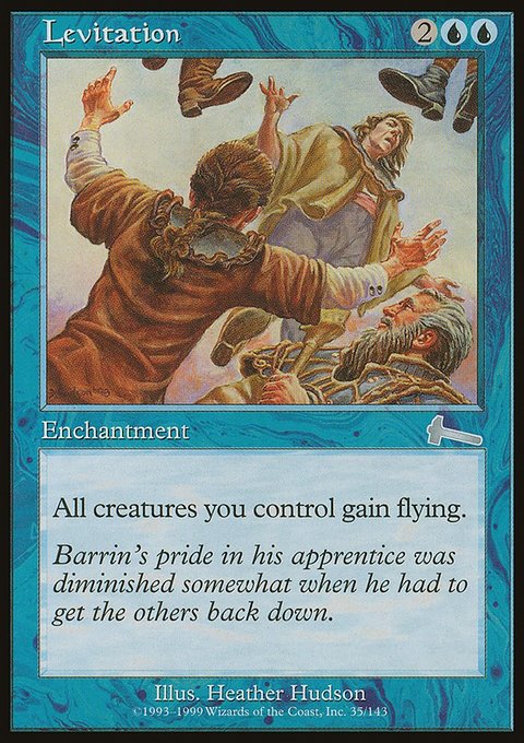 Levitation, Urza's Legacy #35, Magic: The Gathering card
