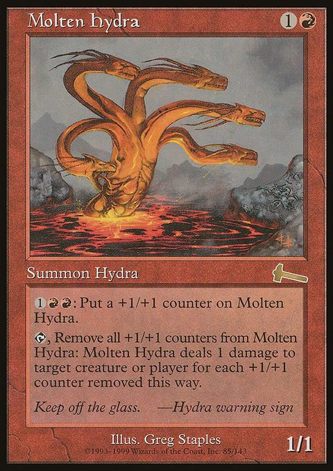 Molten Hydra, Urza's Legacy #85, Magic: The Gathering card