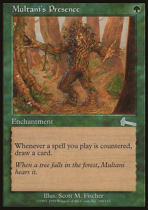 Multani's Presence, Urza's Legacy #109, Magic: The Gathering card