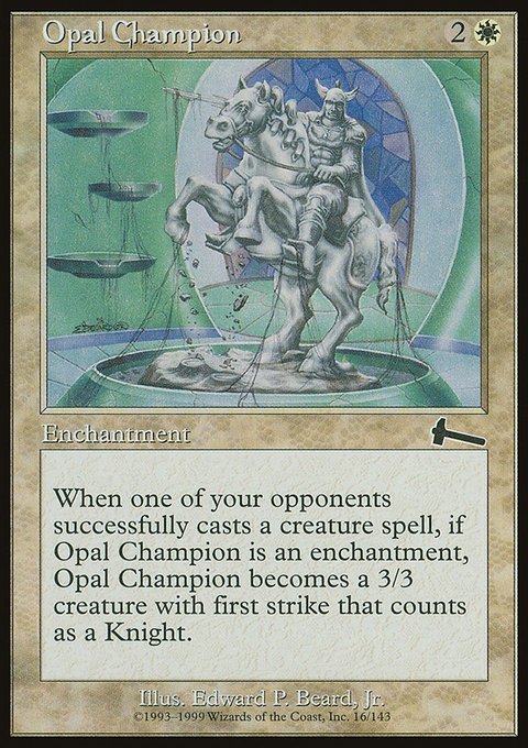 Opal Champion, Urza's Legacy #16, Magic: The Gathering card