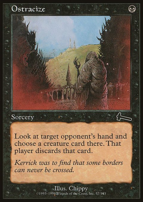 Ostracize, Urza's Legacy #57, Magic: The Gathering card